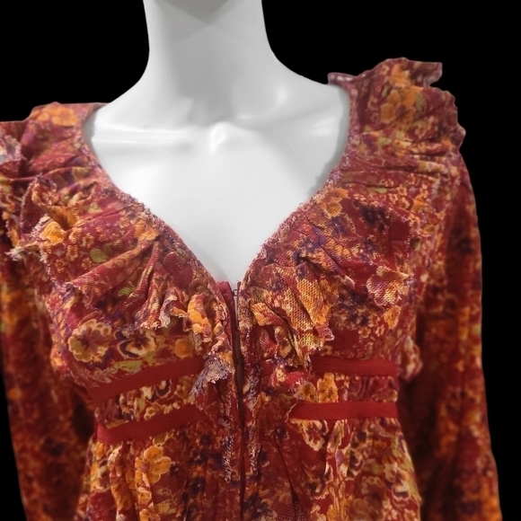 Free People Rudi Ruffle Top - Picture 6 of 14